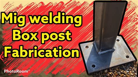 mig welding steel box section|30x30x3 welding box.